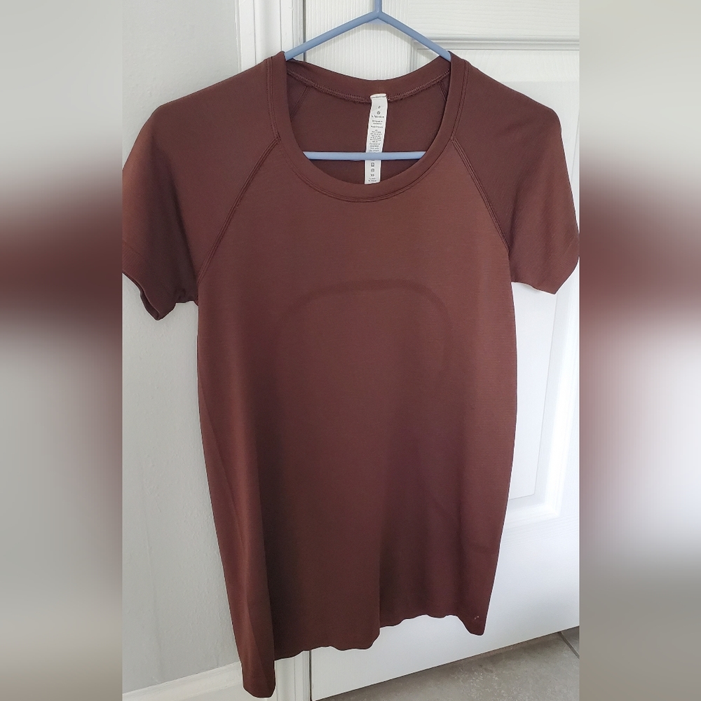 Lululemon  swiftly  short sleeve top  Brown Earth